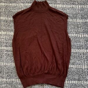 Ann Taylor Women's Rich Brown Turtleneck Sweater